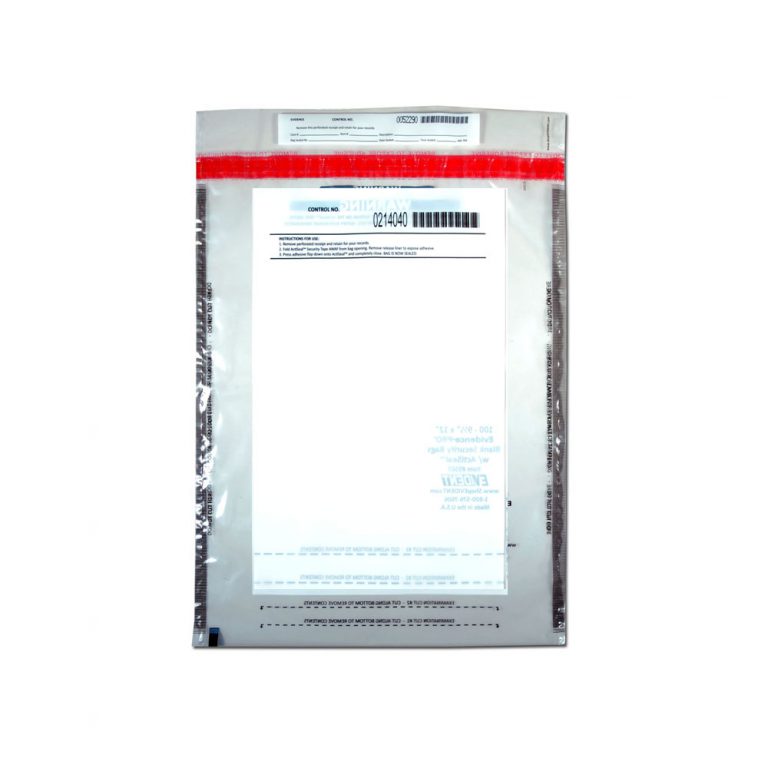 EvidencePRO Blank Security Bags w/ ActiSeal™ WsciTechnology